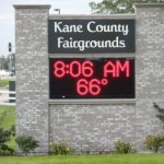 Kane County Fairgrounds business signage
