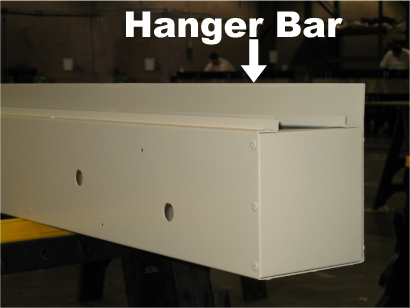 hanger bar for channel letter signs