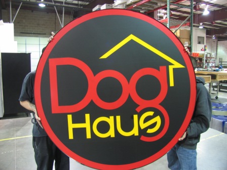 Dog Haus custom channel letter sign