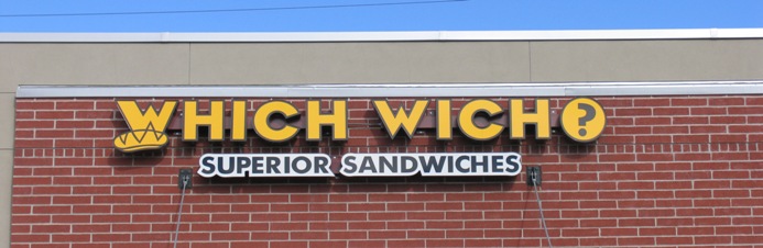 Which Wich Channel Letter Sign