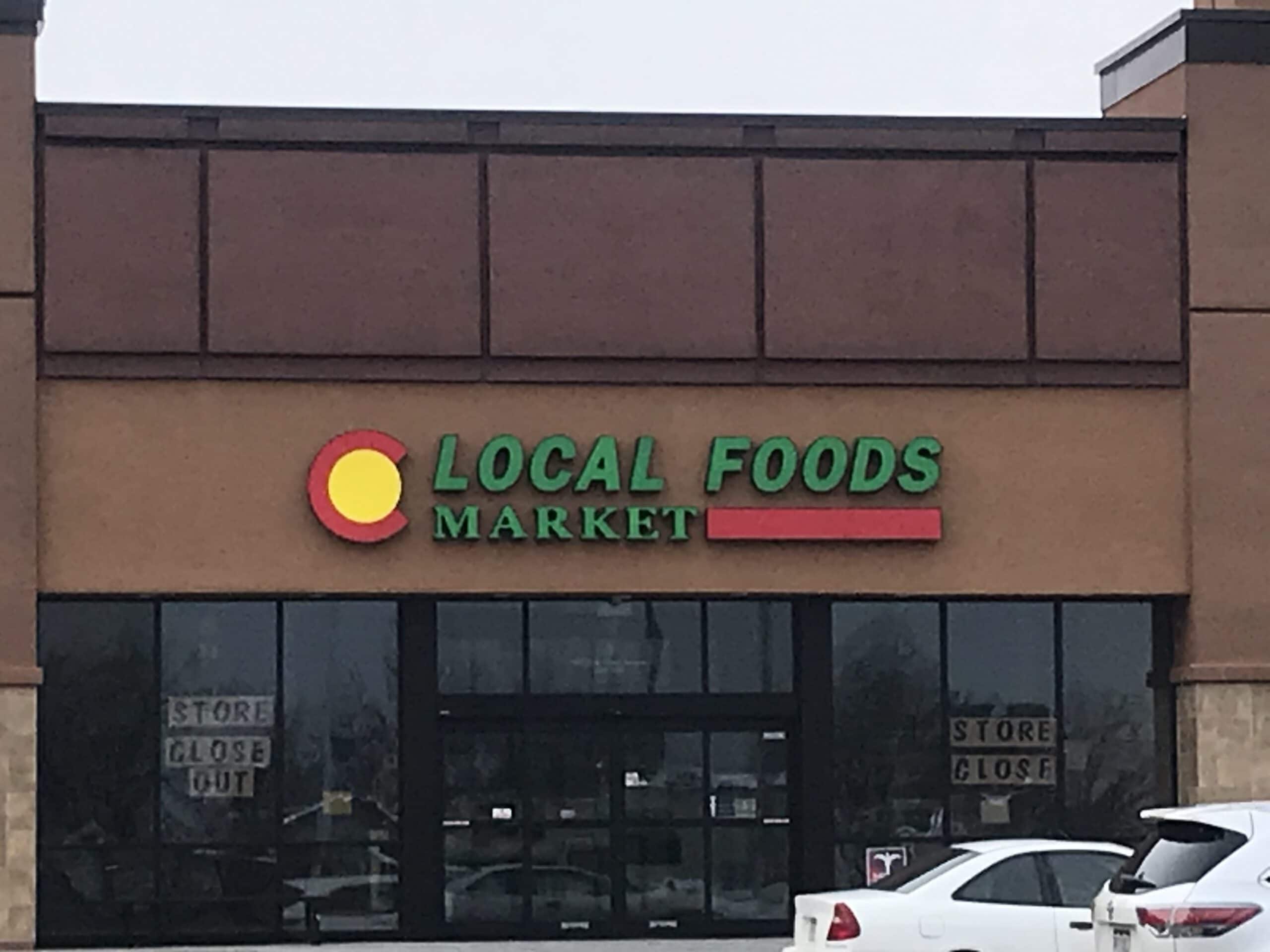 Local Foods Market Channel Letter Sign