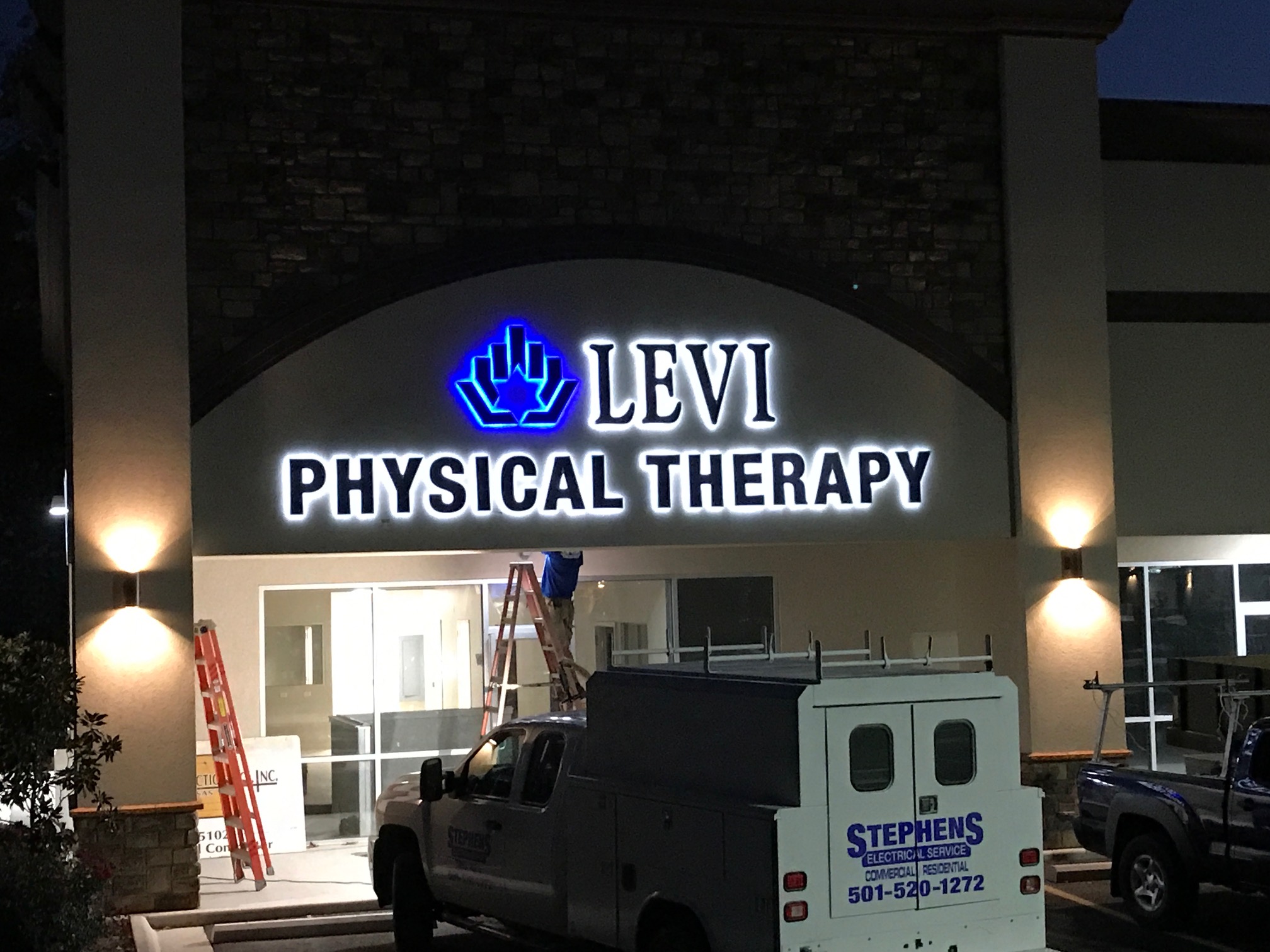 Levi Physical Therapy Channel Letter Sign