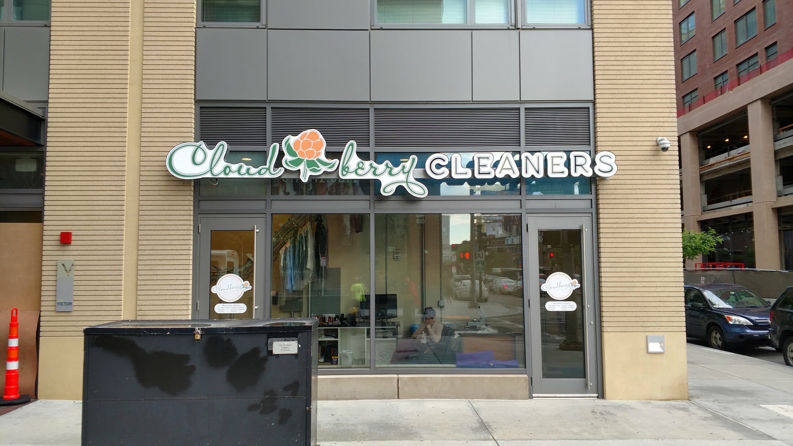 Cloudberry Cleaners Channel Letter Sign