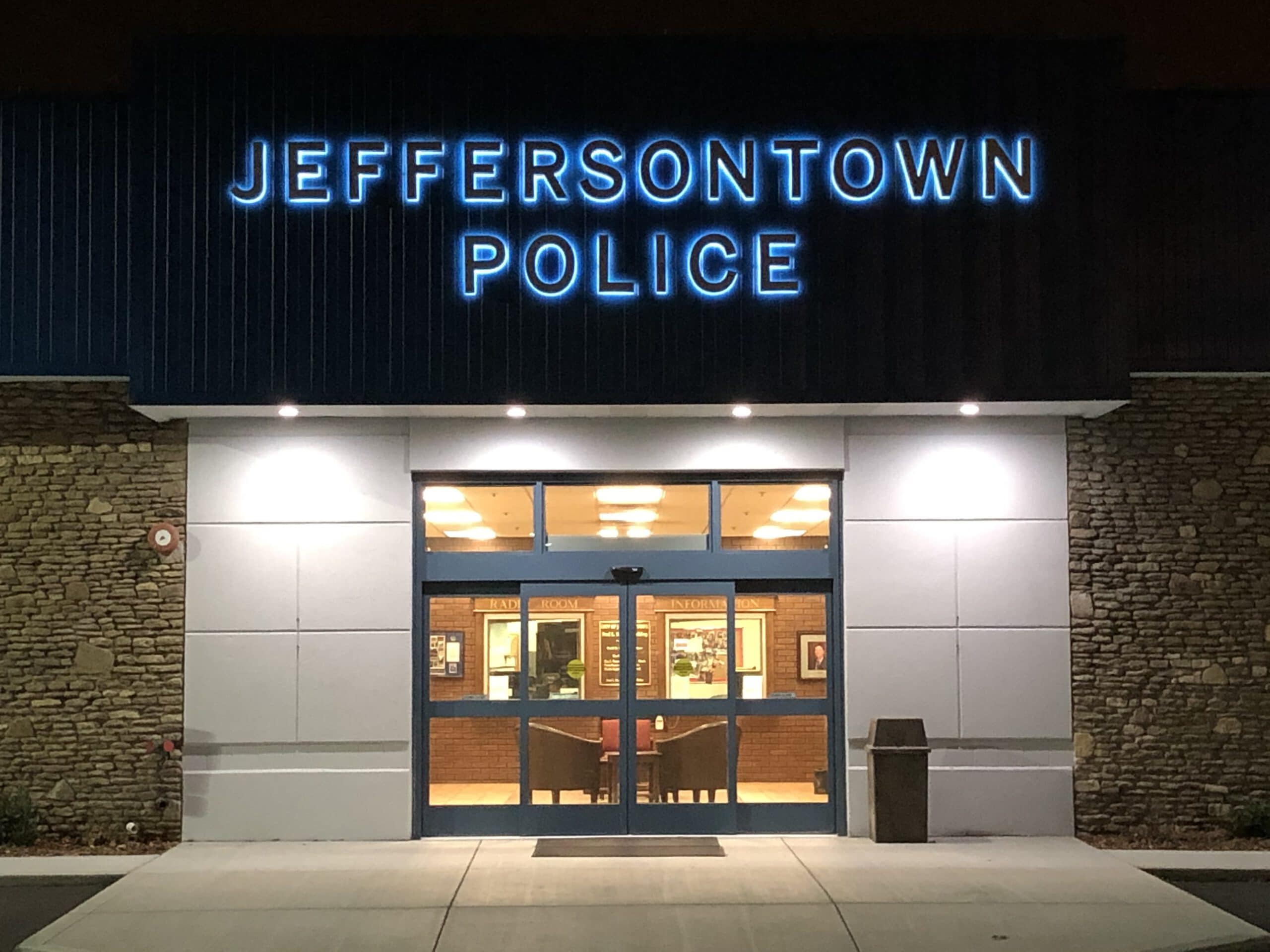 Jeffersontown Police Channel Letter Sign
