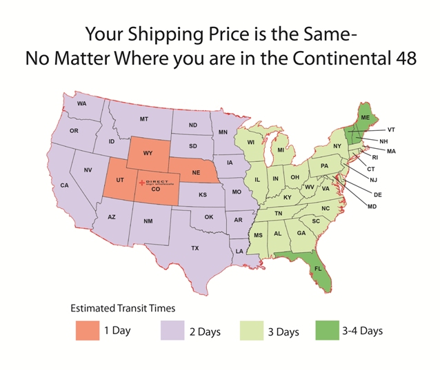 one_rate_mapcomp2 DSW One-Rate Shipping Rate Map